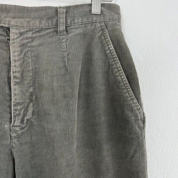 Northern Refections Straight Leg Womens Grey Corduroy Trouser Pants Size Medium - Picture 9 of 11